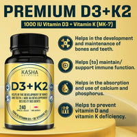 Vitamin D3 + K2