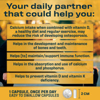 Vitamin D3 + K2