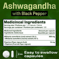 Ashwagandha + Black Pepper