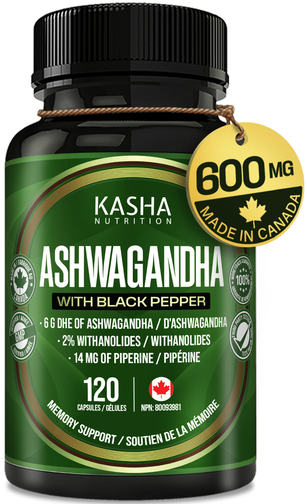Ashwagandha + Black Pepper