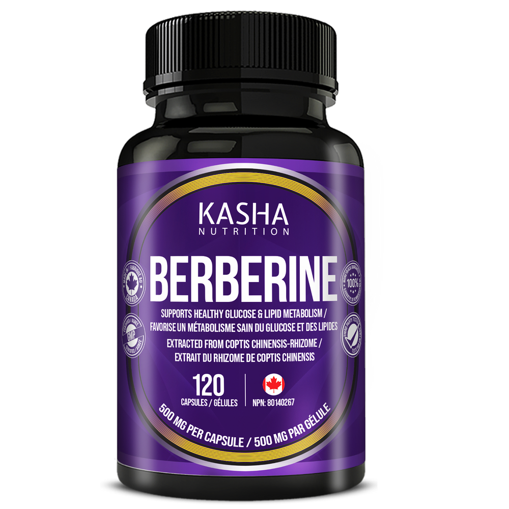 Berbérine by Kasha Nutrition, NPN 80140267