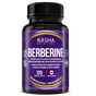 Kasha Nutrition Berberine bottle — 500mg per capsule, 120 capsules, Health Canada NPN 80140267